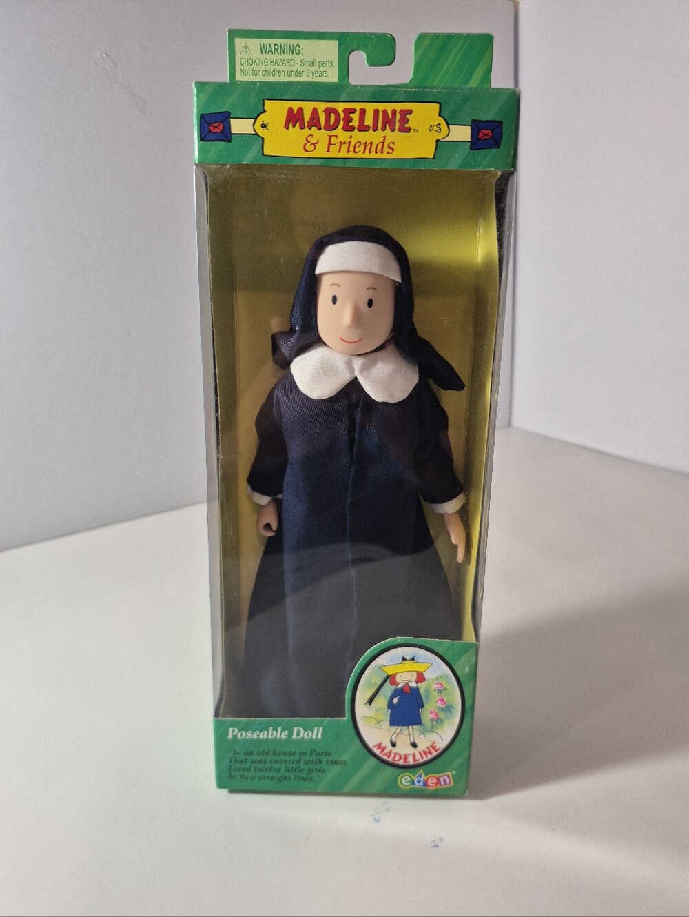 Madeline & Friends Miss Clavel Nun Eden Toys 2000  Poseable Doll